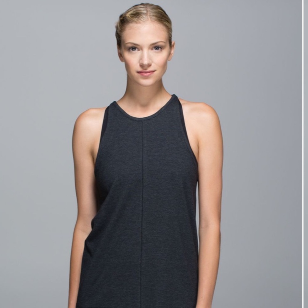 Lululemon Find Your Zen Tank Top Dark Gray size 6